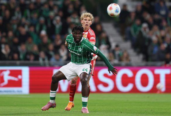 Werder Bremen forward Victor Boniface.