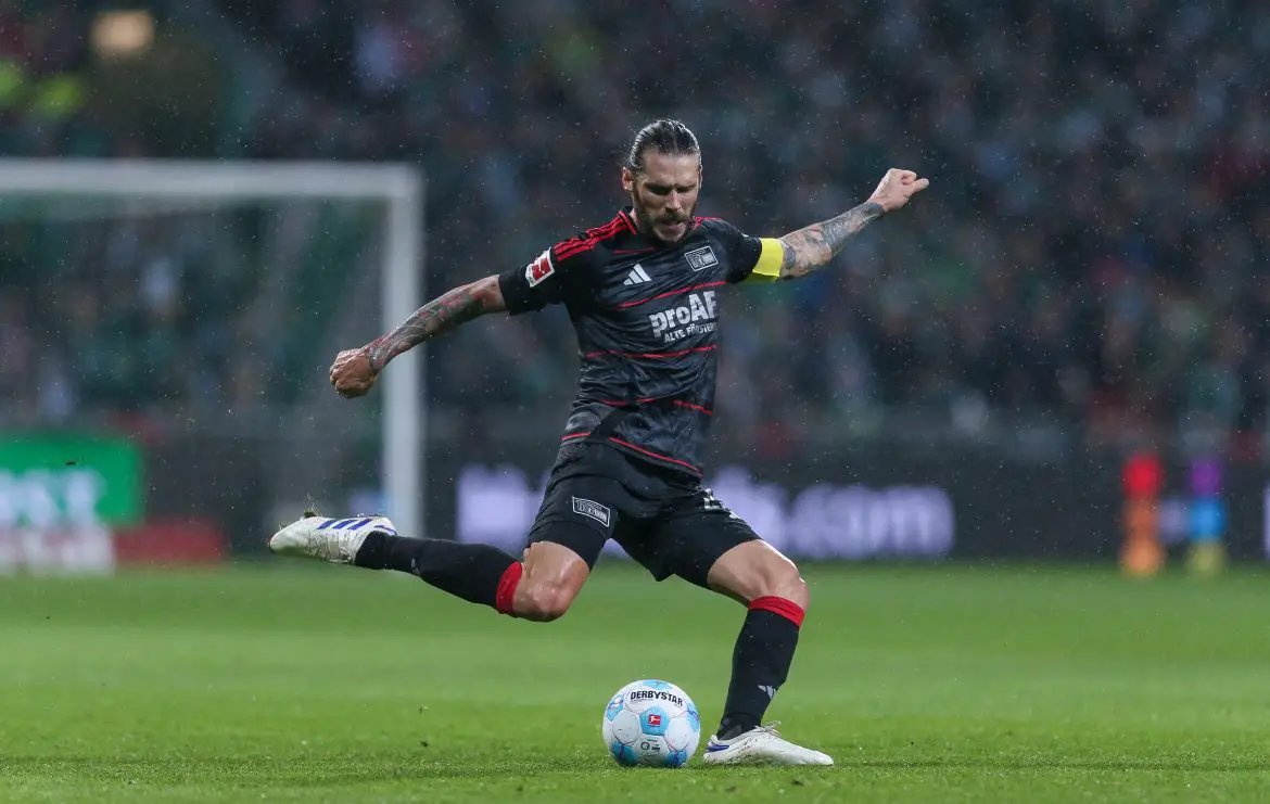 Union Berlin captain Christopher Trimmel in action this season.