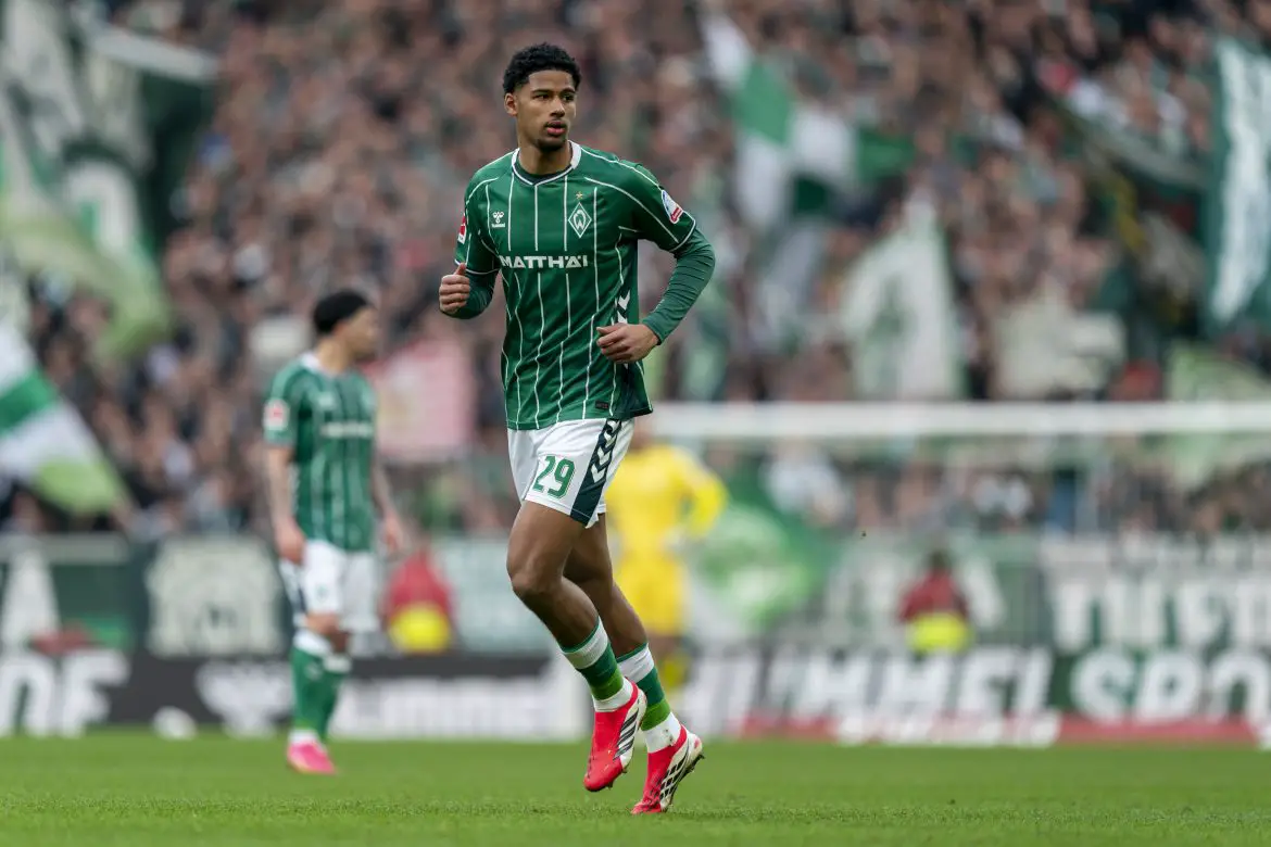 Werder Bremen striker Salim Musah in the Bundesliga.