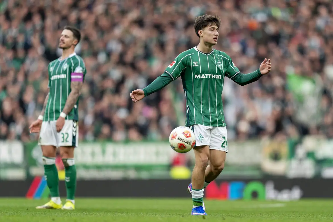 Werder Bremen developmental prospect Patrice Covic.