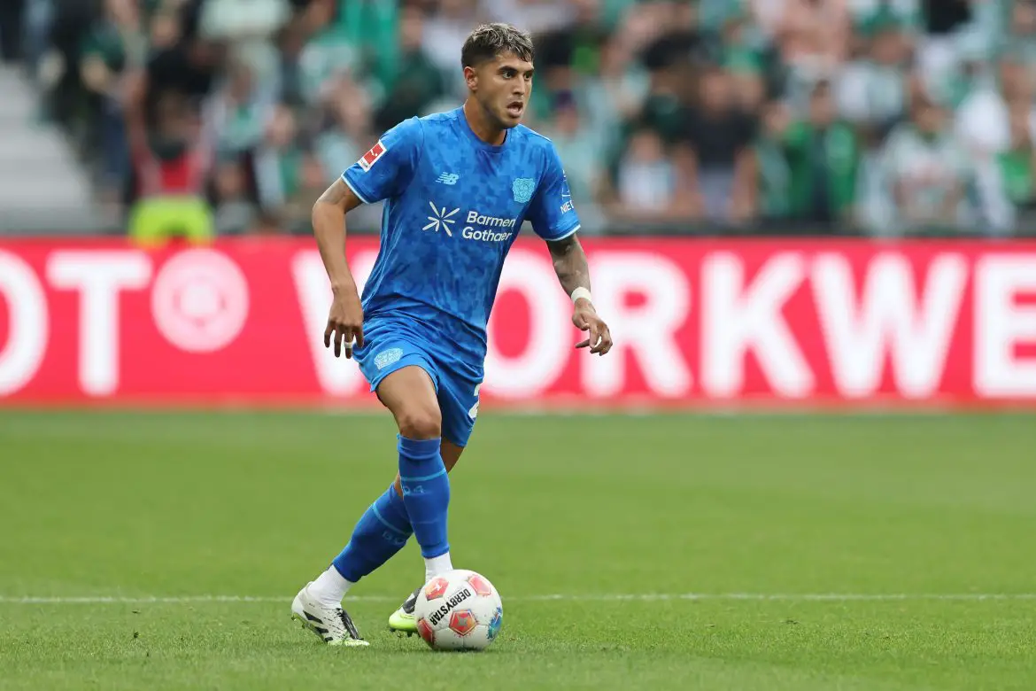 SV Werder Bremen v Bayer 04 Leverkusen – Bundesliga Bayer Leverkusen's Exequiel Palacios.