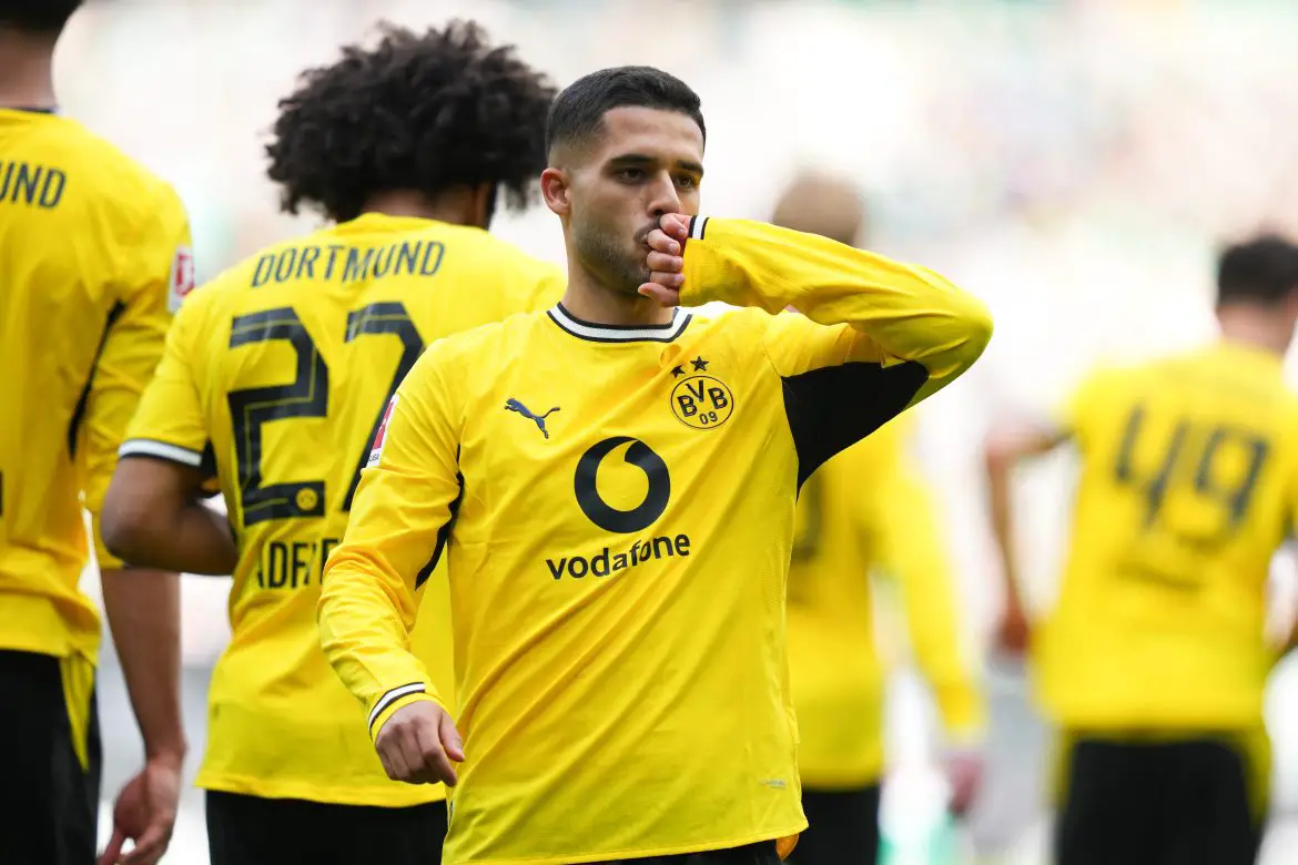 Borussia Dortmund's Yan Couto in the Bundesliga.