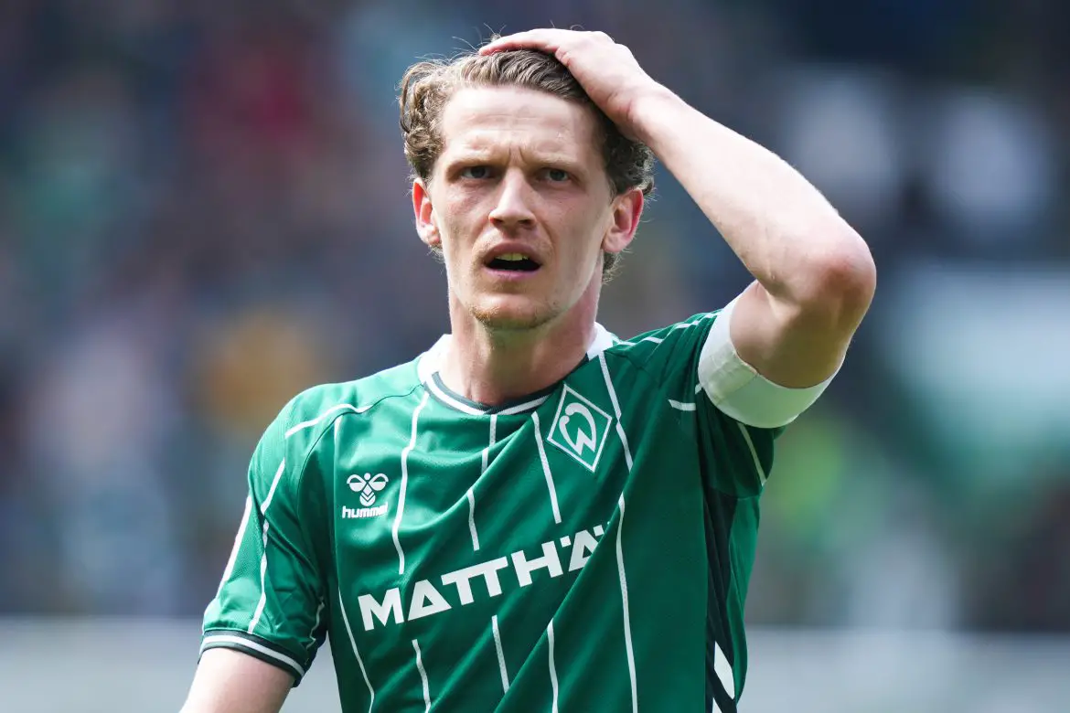 Former Hoffenheim transfer target Jens Stage playing for Werder Bremen in the Bundesliga.