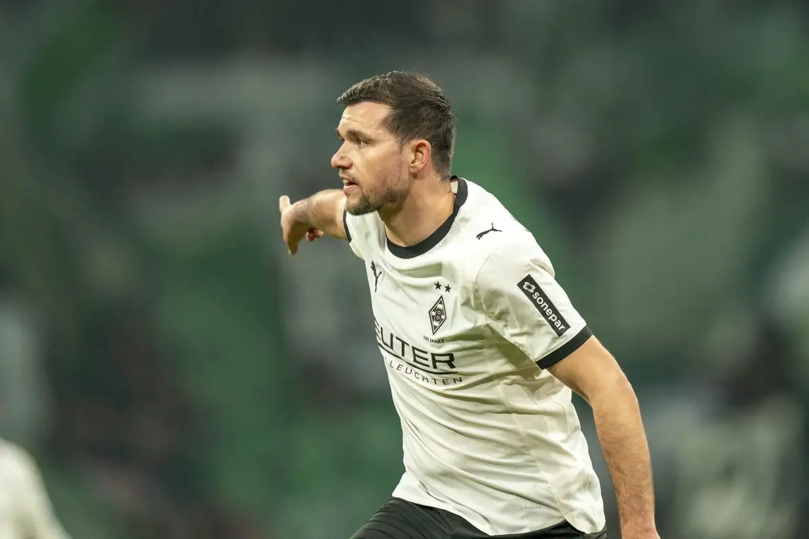 Borussia Mönchengladbach midfielder Kevin Stöger in the Bundesliga.