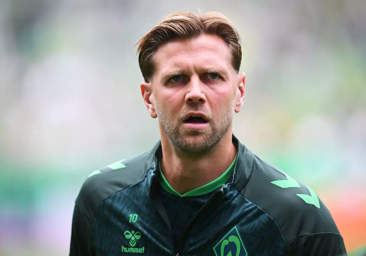 Werder Bremen striker Niclas Füllkrug in the Bundesliga.