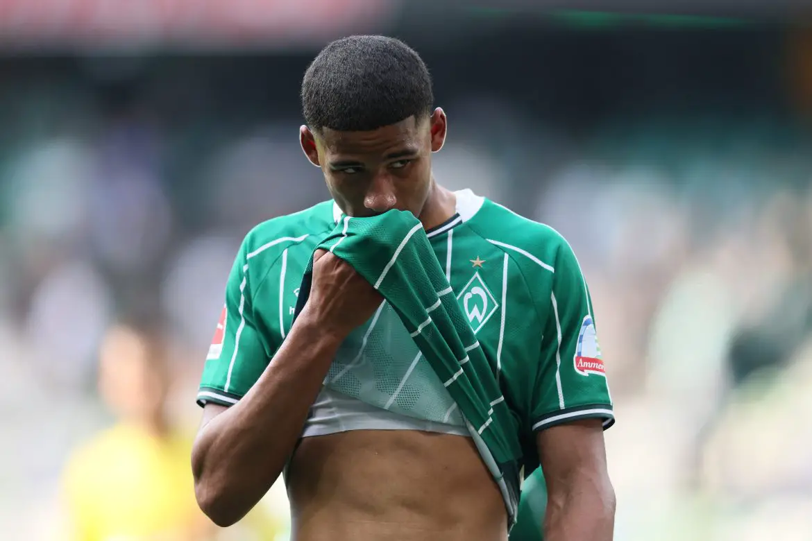 Werder Bremen striker Salim Musah in the Bundesliga.