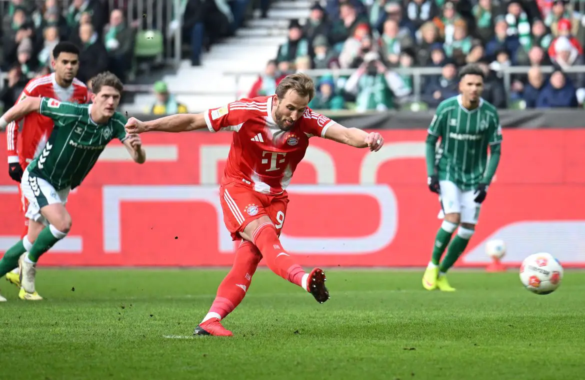 Bayern beat Bremen in the Bundesliga