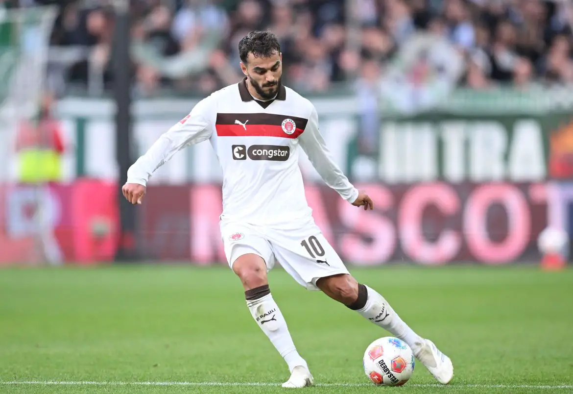 St. Pauli attacker Danel Sinani;