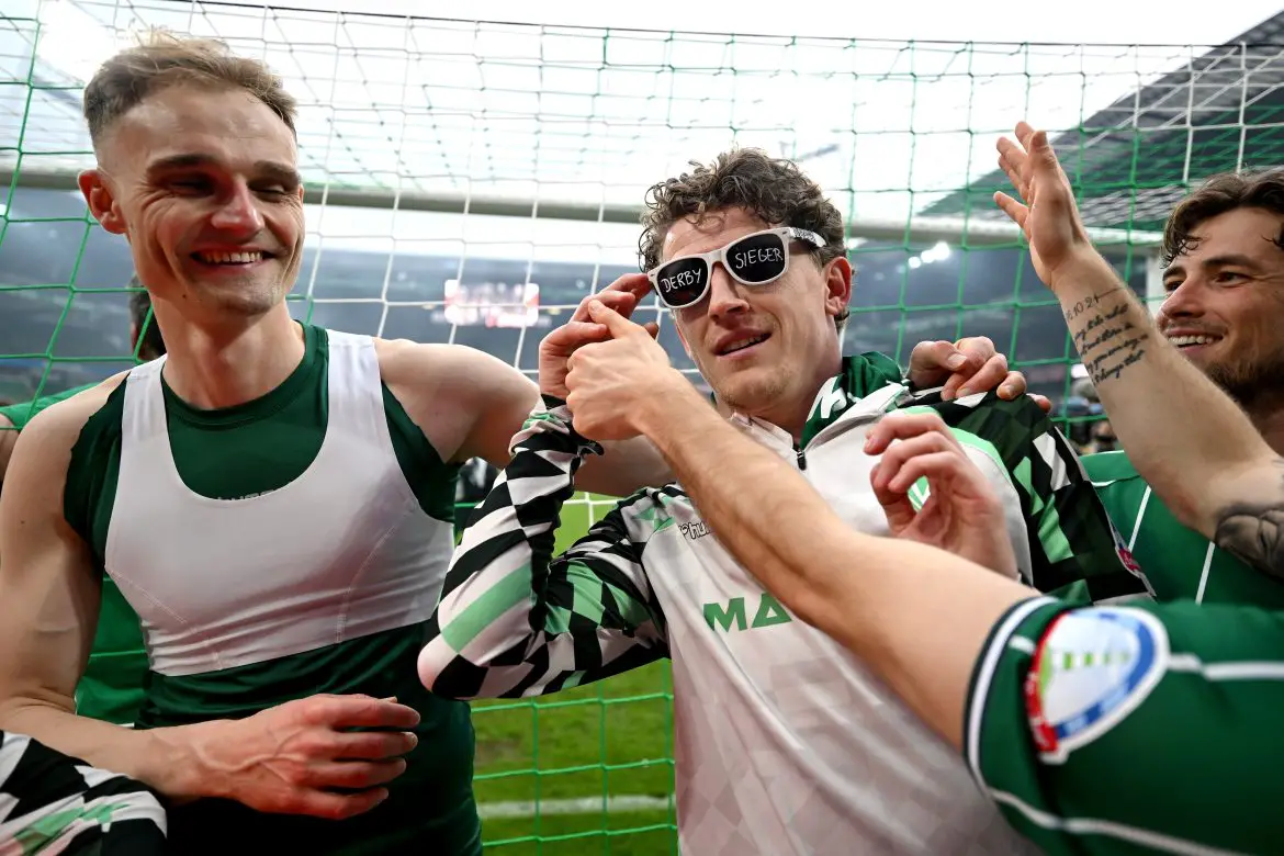 Bremen beat Hamburg in the Bundesliga.
