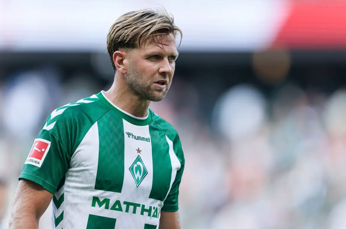 Werder Bremen's Niclas Füllkrug in the Bundesliga.