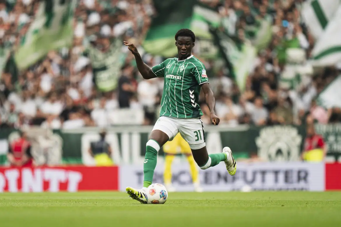 Karim Coulibaly of SV Werder Bremen.