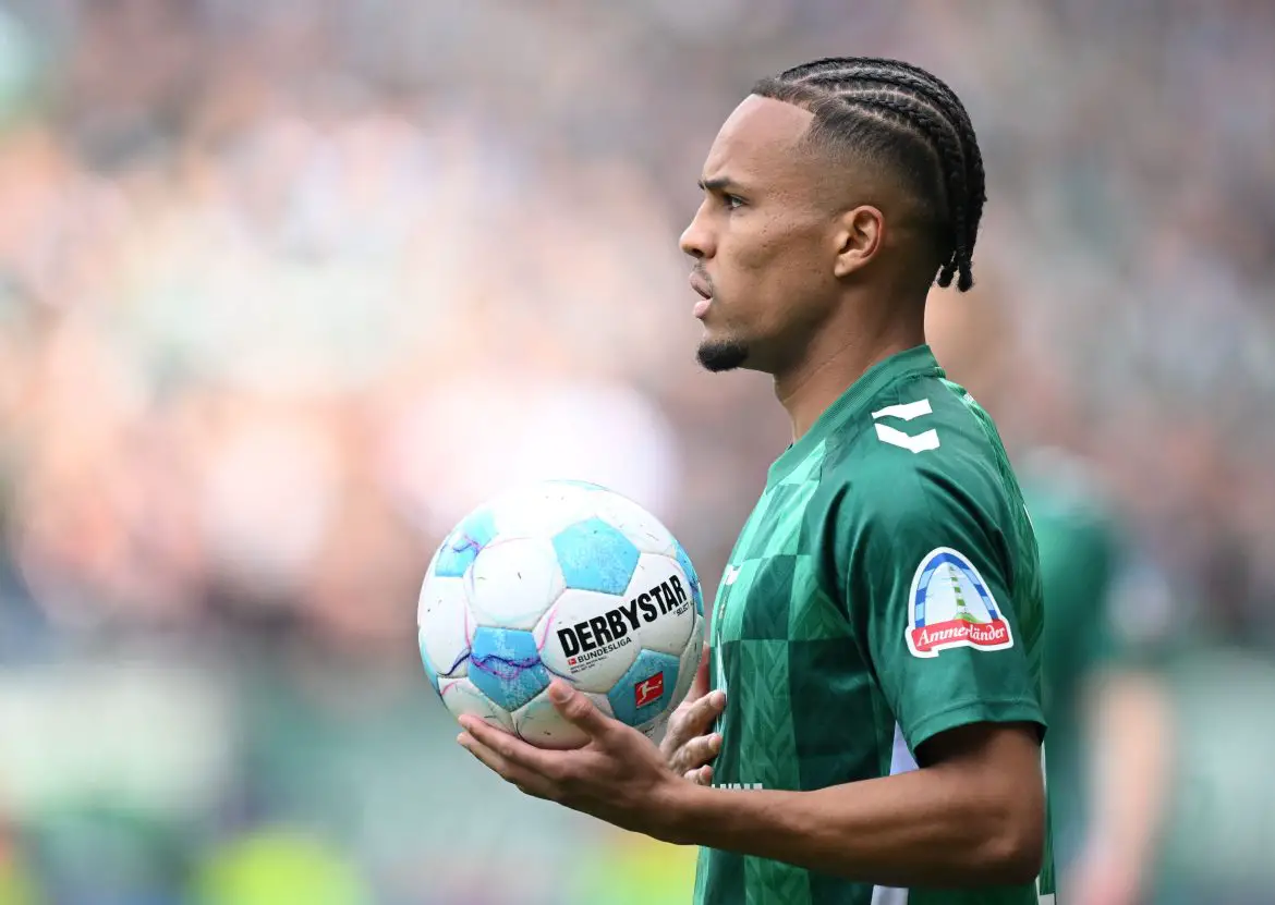 Felix Agu of Werder Bremen.