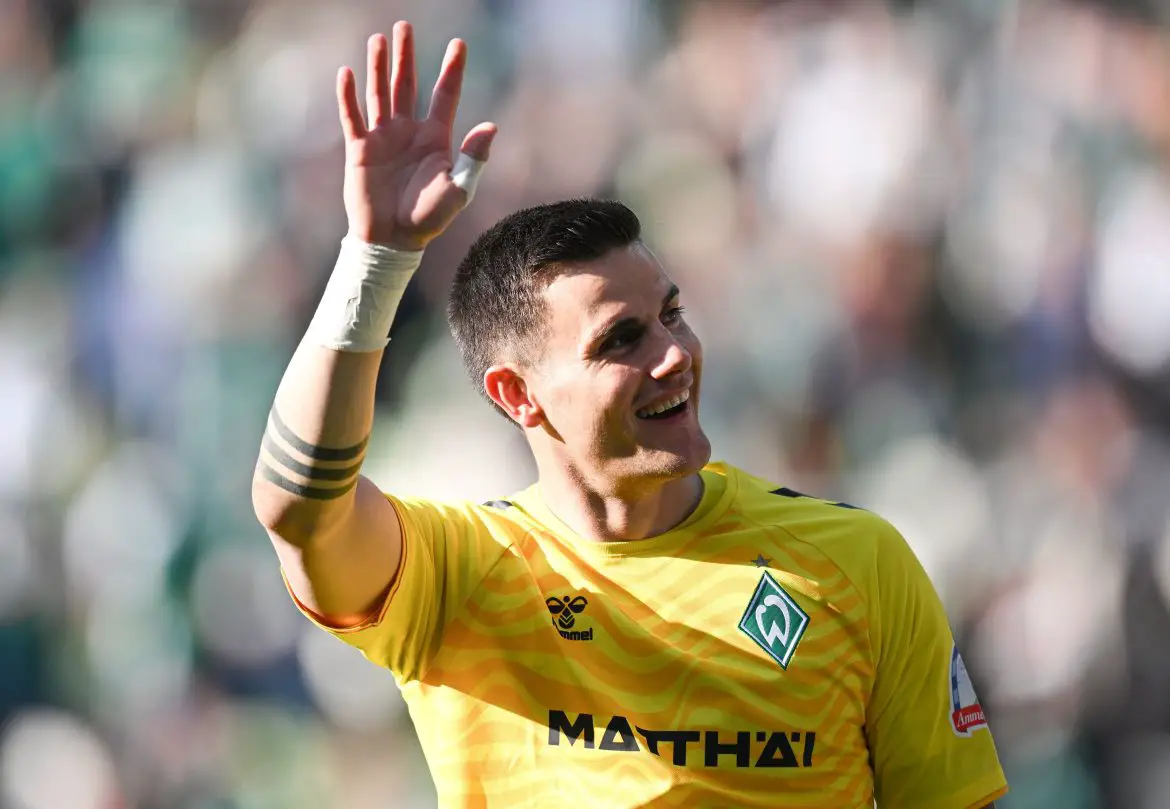 Werder Bremen keeper Michael Zetterer.
