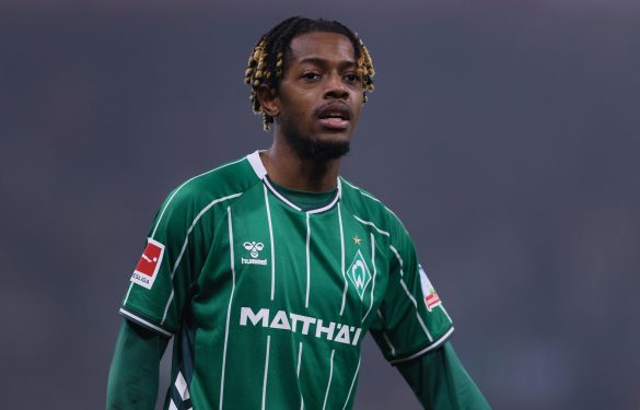 Samuel Mbangula of Werder Bremen.