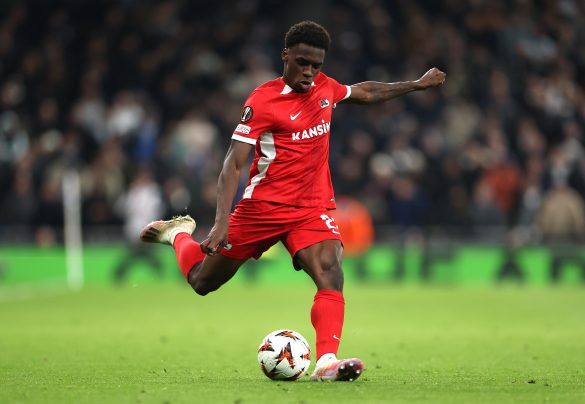 Ernest Poku of AZ Alkmaar is about to join Bayer Leverkusen.