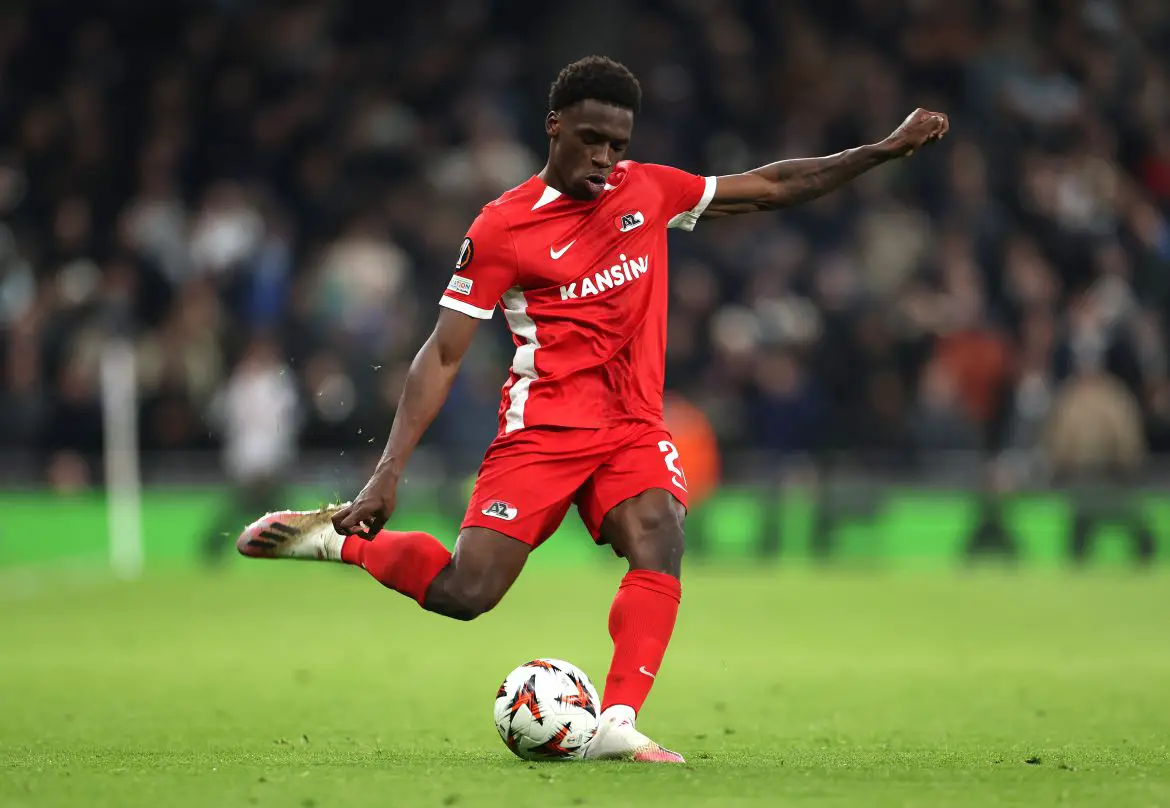 Bayer Leverkusen signing Ernest Poku during his time at AZ Alkmaar.