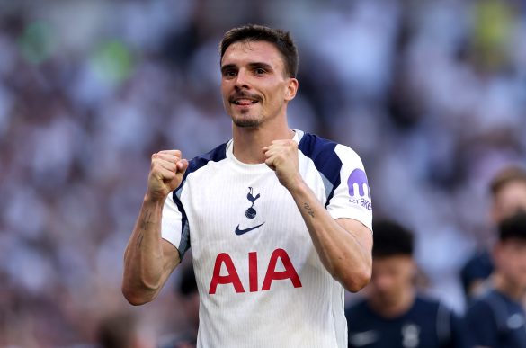 Bayern Munich midfielder Joao Palhinha working on loan with Tottenham last season.