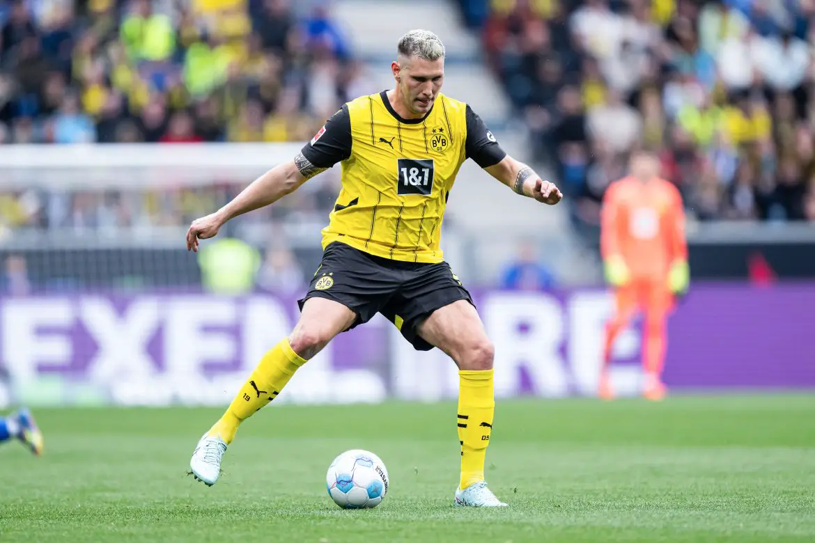 Niklas Süle of Borussia Dortmund in the Bundesliga.