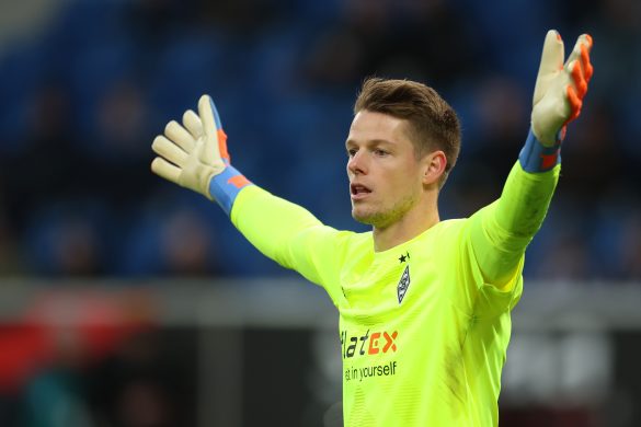 Borussia Mönchengladbach keeper Jonas Omlin.