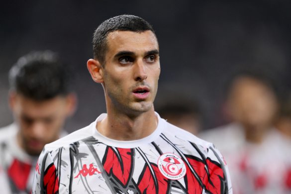 Eintracht Frankfurt's Ellyes Skhiri representing Tunisia at the World Cup.