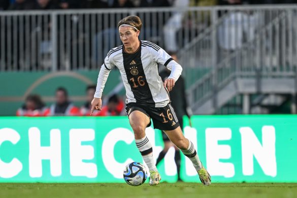 Casper Jander playing for Germany.