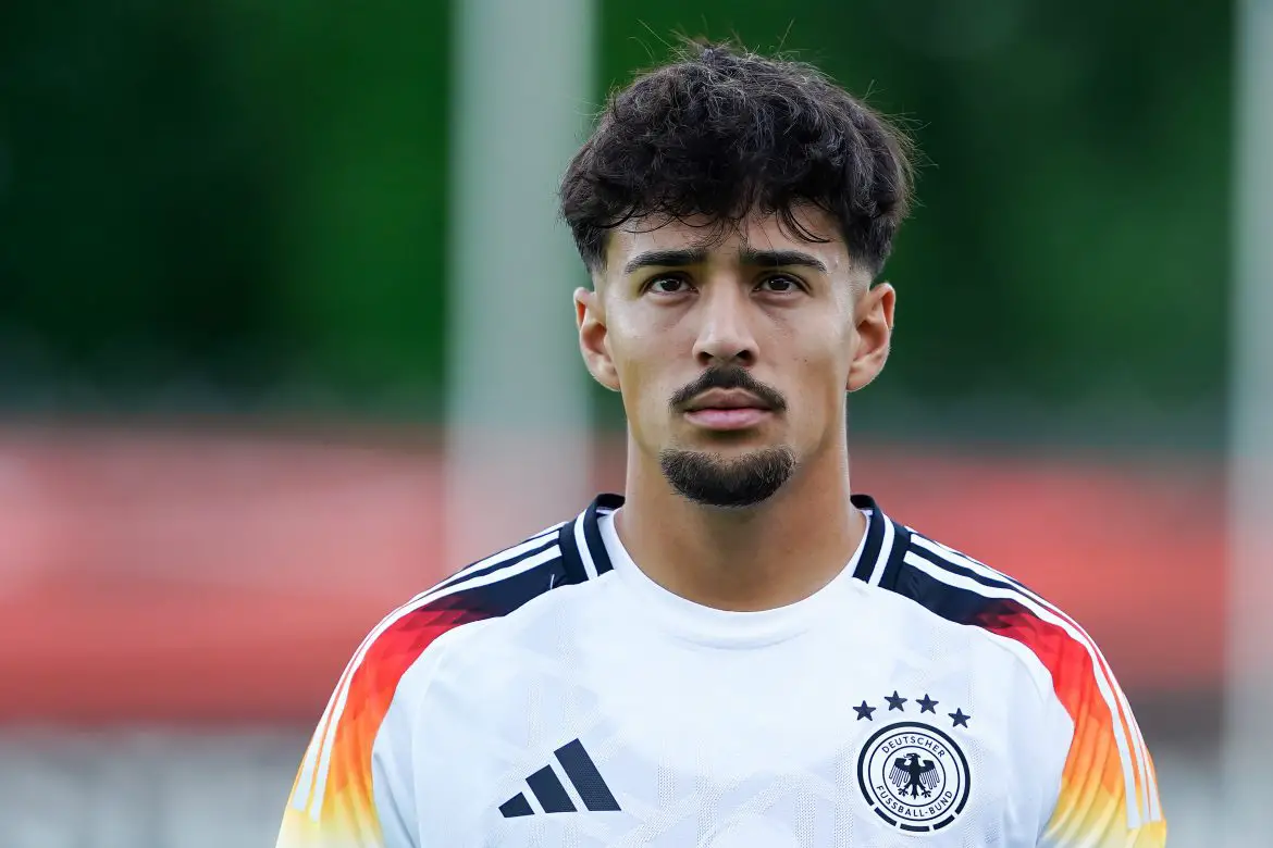 New Paderborn signing Laurin Ulrich representing Germany at U20 level.
