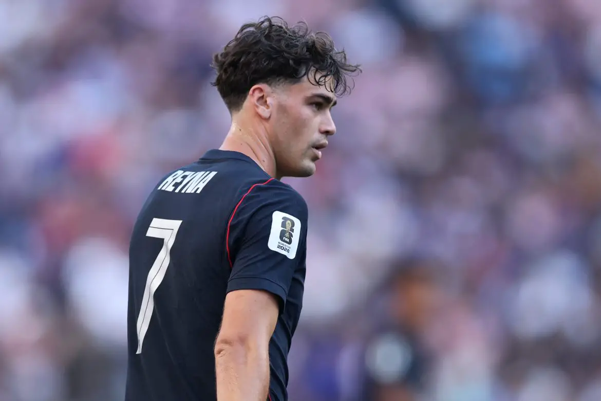 Borussia Mönchengladbach's Giovanni Reyna representing the USMNT at the recent World Cup.