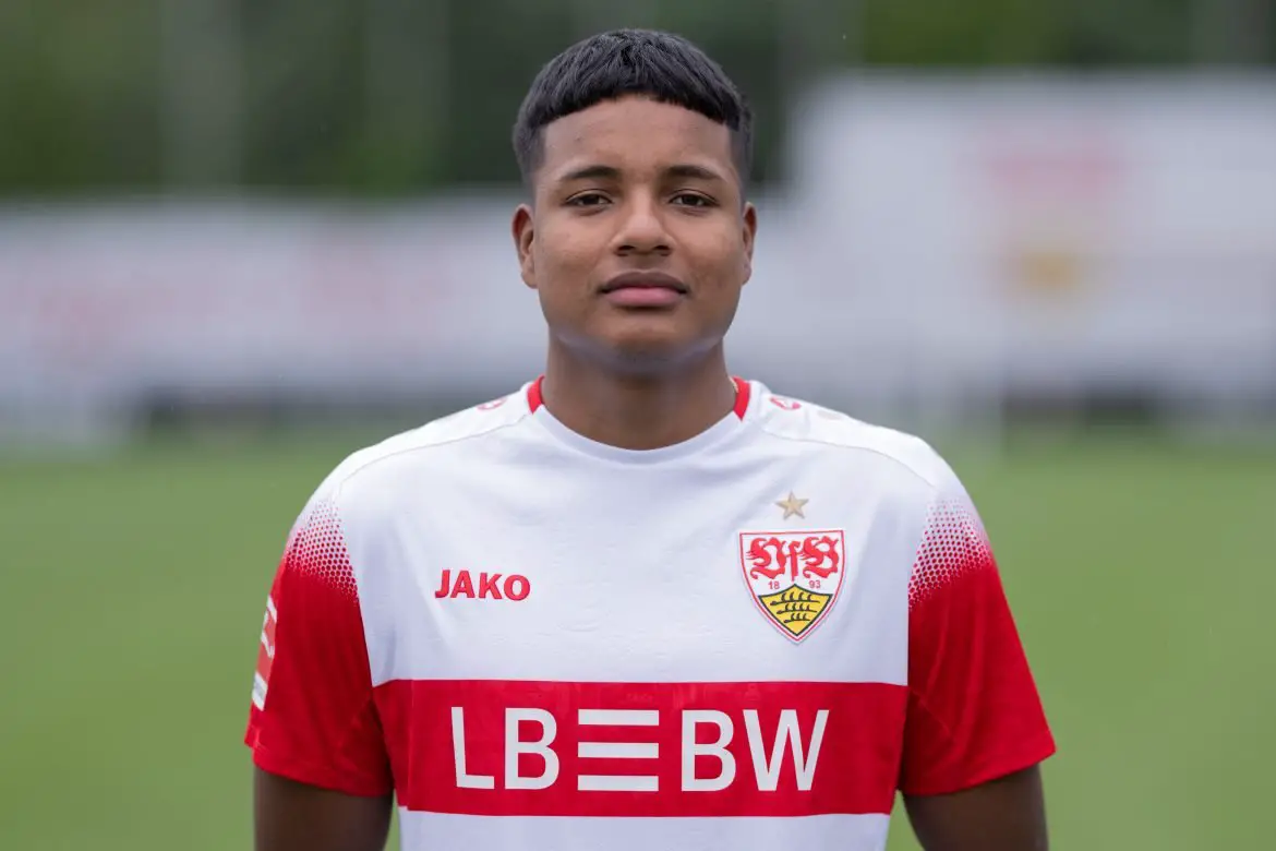 VfB Stuttgart striker Jeremy Arévalo.