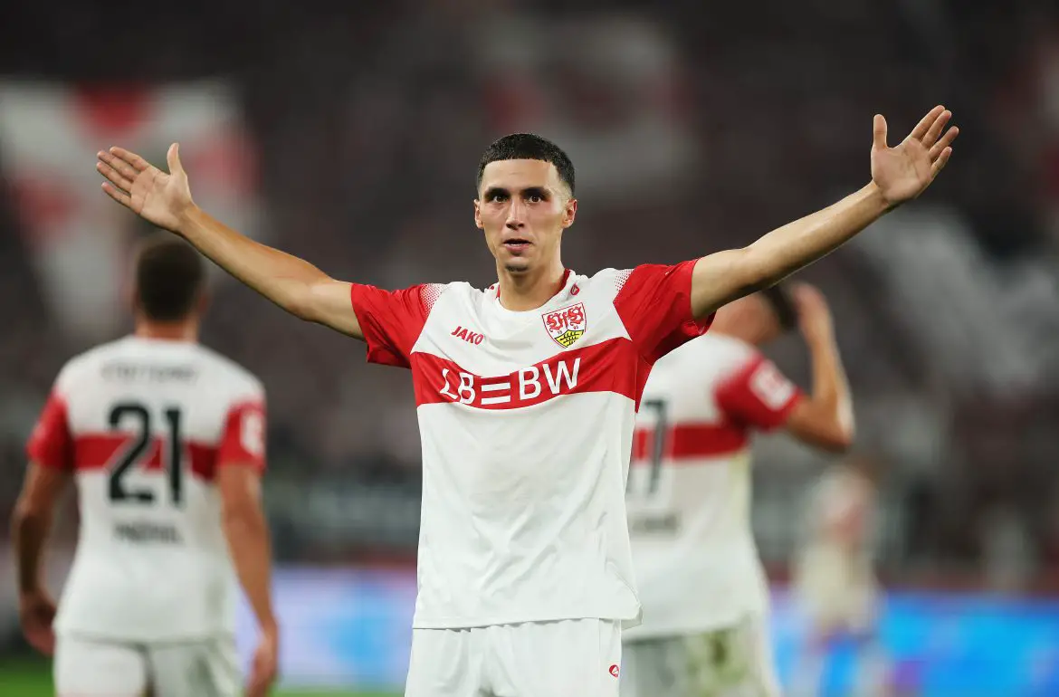 VfB Stuttgart's Bilal El Khannouss.