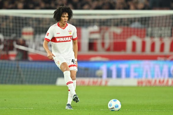 VfB Stuttgart defender Anrie Chase.