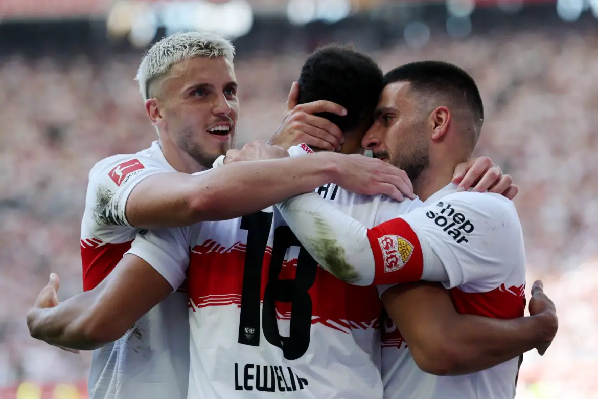 Stuttgart beat Bayer Leverkusen in the Bundesliga.