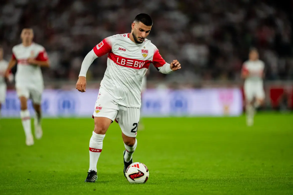 VfB Stuttgart striker Deniz Undav.