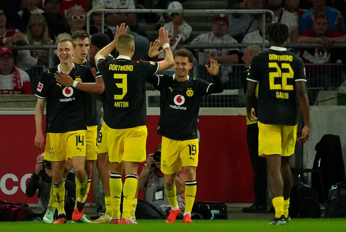 Dortmund beat Stuttgart in the Bundesliga.