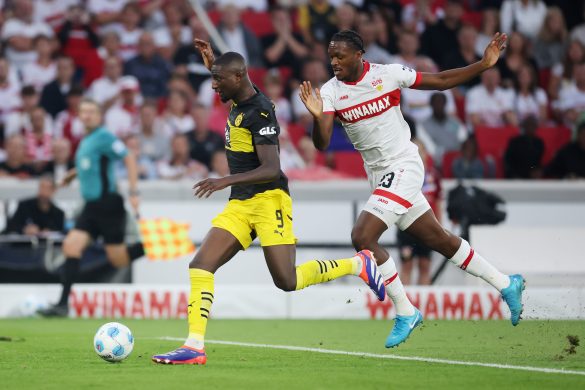 Dan-Axel Zagadou of VfB Stuttgart.