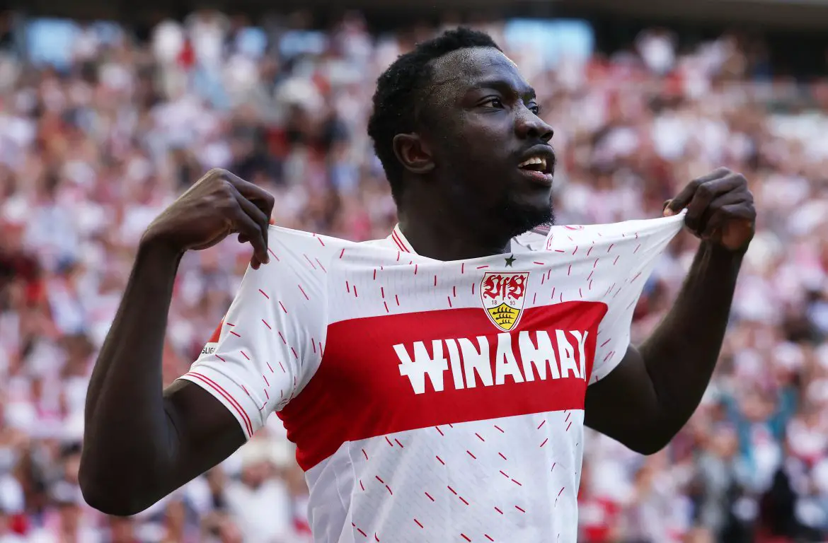 VfB Stuttgart's Silas Katompa Mvumpa.