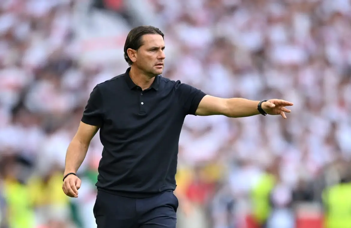 Gladbach head coach Gerardo Seoane