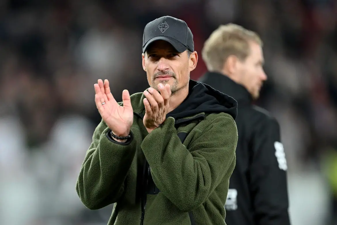 Borussia Mönchengladbach head coach Alexander Blessin.