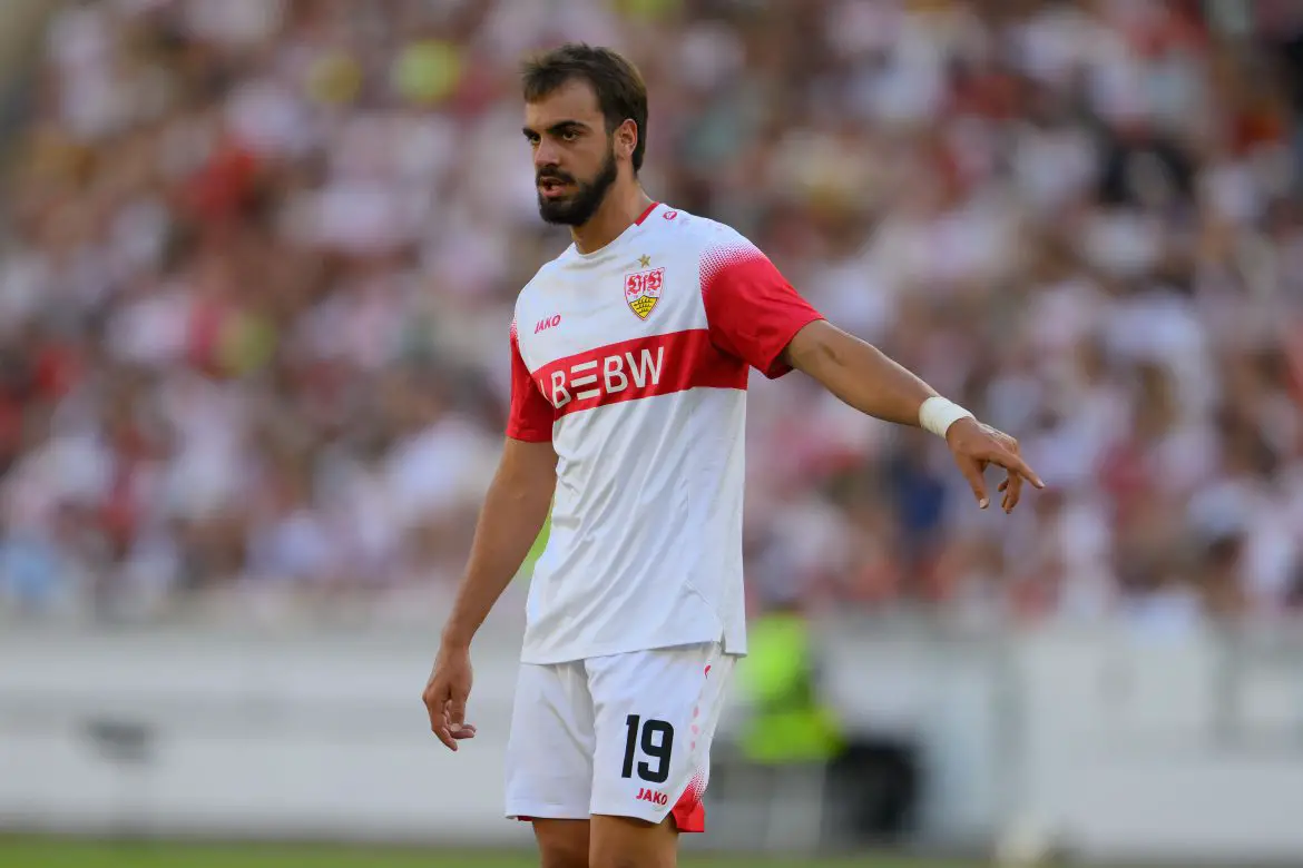 VfB Stuttgart attacker Jovan Milosevic.