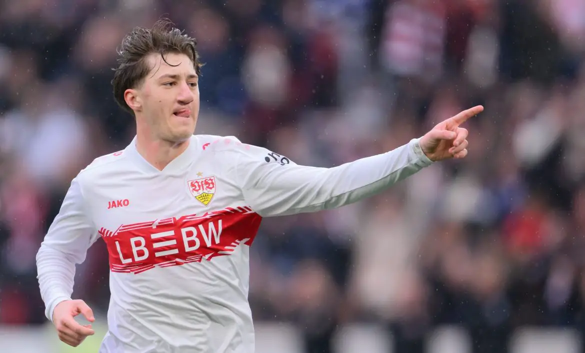 Stuttgart midfielder Angelo Stiller.