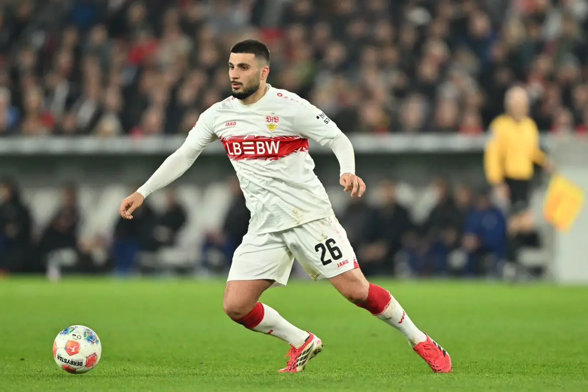 Stuttgart striker and recent Germany call up Deniz Undav in the Bundesliga.
