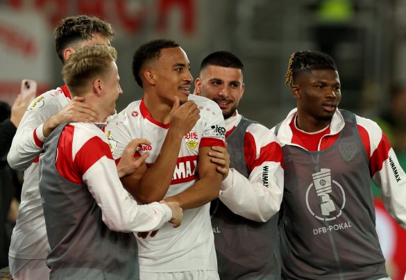 VfB Stuttgart's Jamie Leweling.