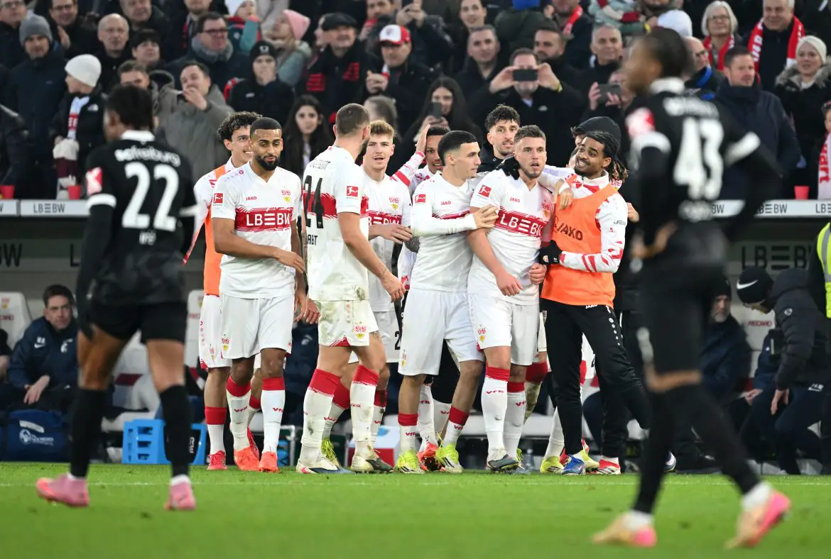 Stuttgart beat Freiburg with a late goal.