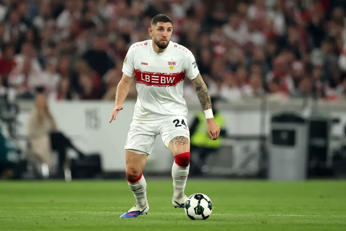 VfB Stuttgart central defender Jeff Chabot.