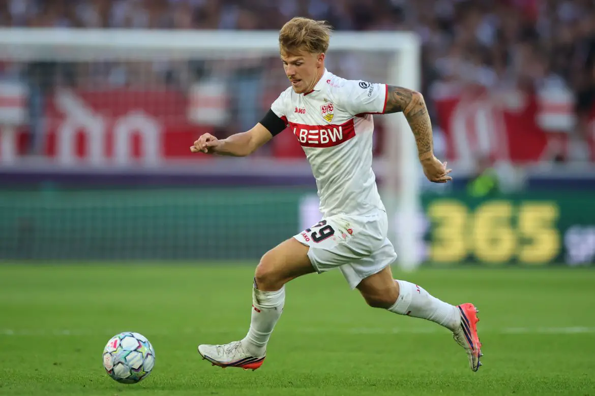 Potential new Germany call-up Finn Jeltsch of VfB Stuttgart.