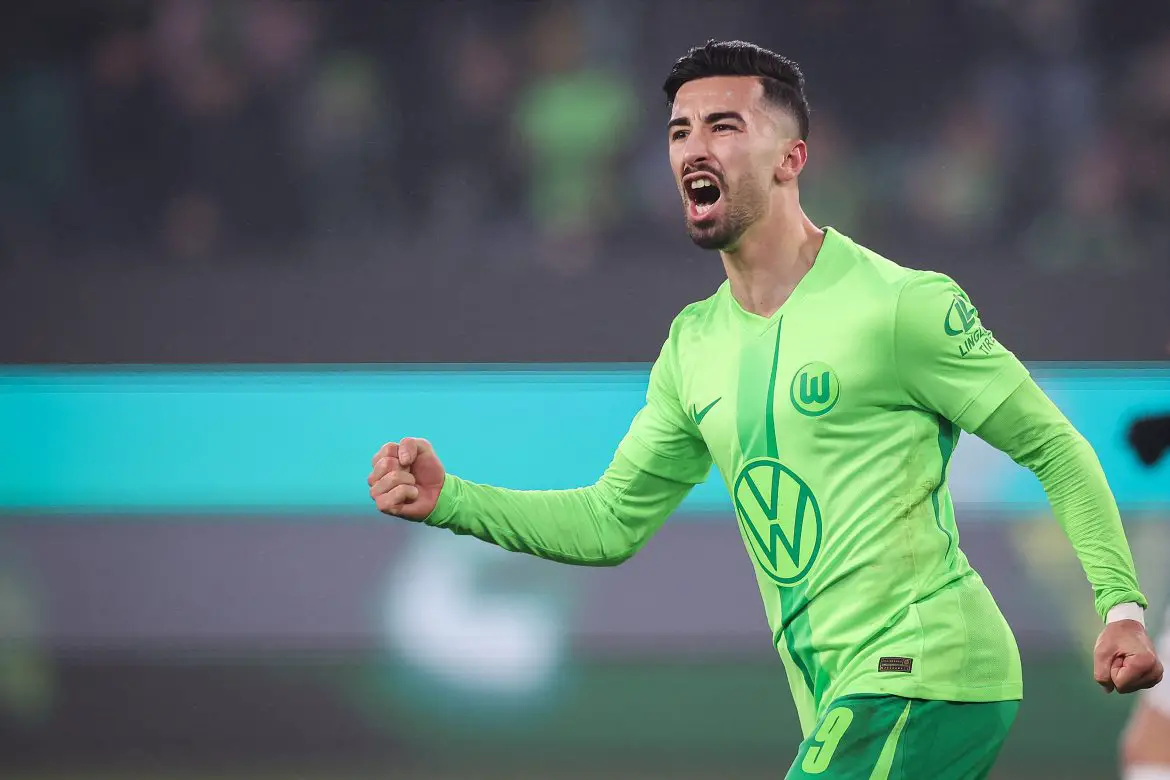 VfL Wolfsburg striker Mohammed Amoura.
