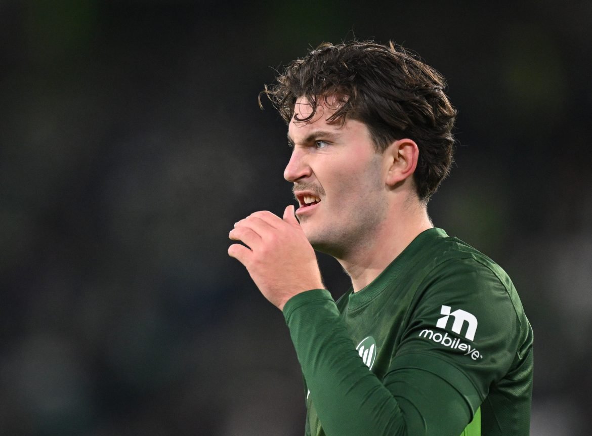 Wolfsburg striker Jonas Wind.