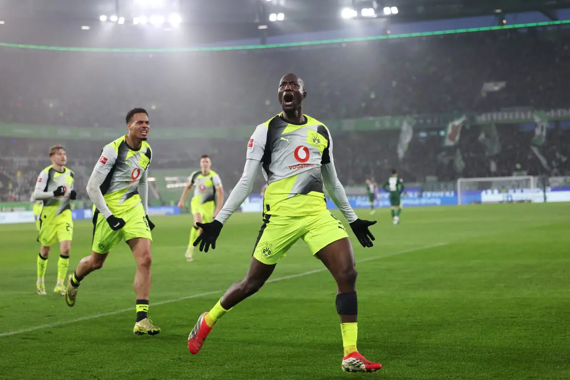 Dortmund beat Wolfsburg in the Bundesliga.