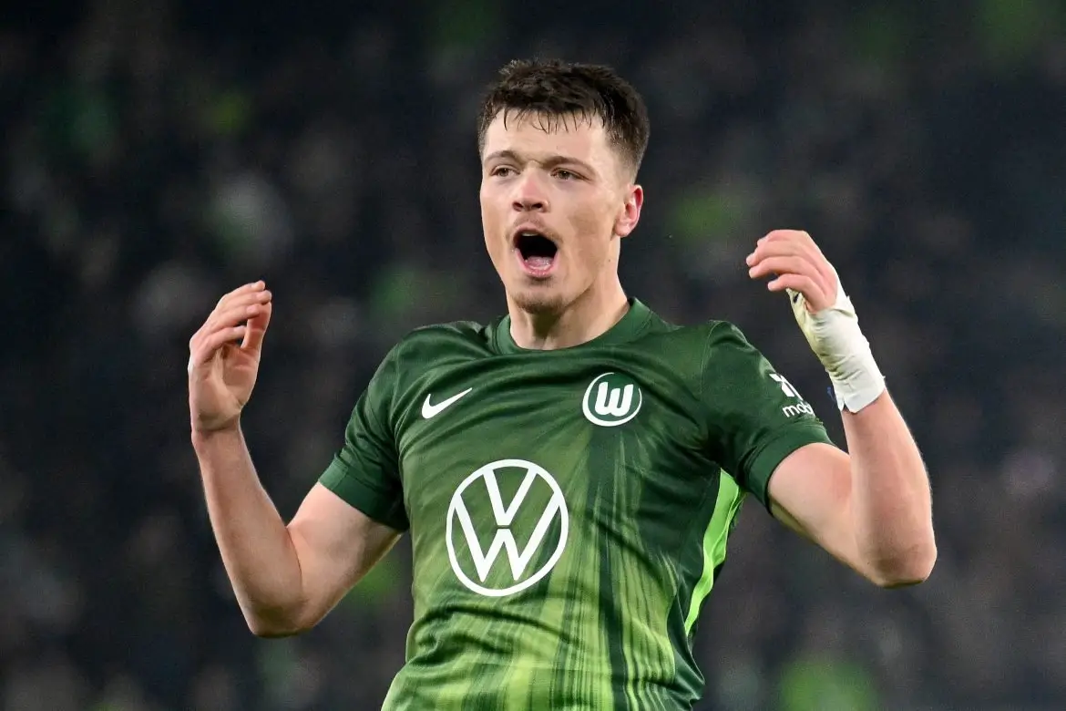 Stuttgart transfer target Dzenan Pejcinovic playing for Wolfsburg in the Bundesliga last season.