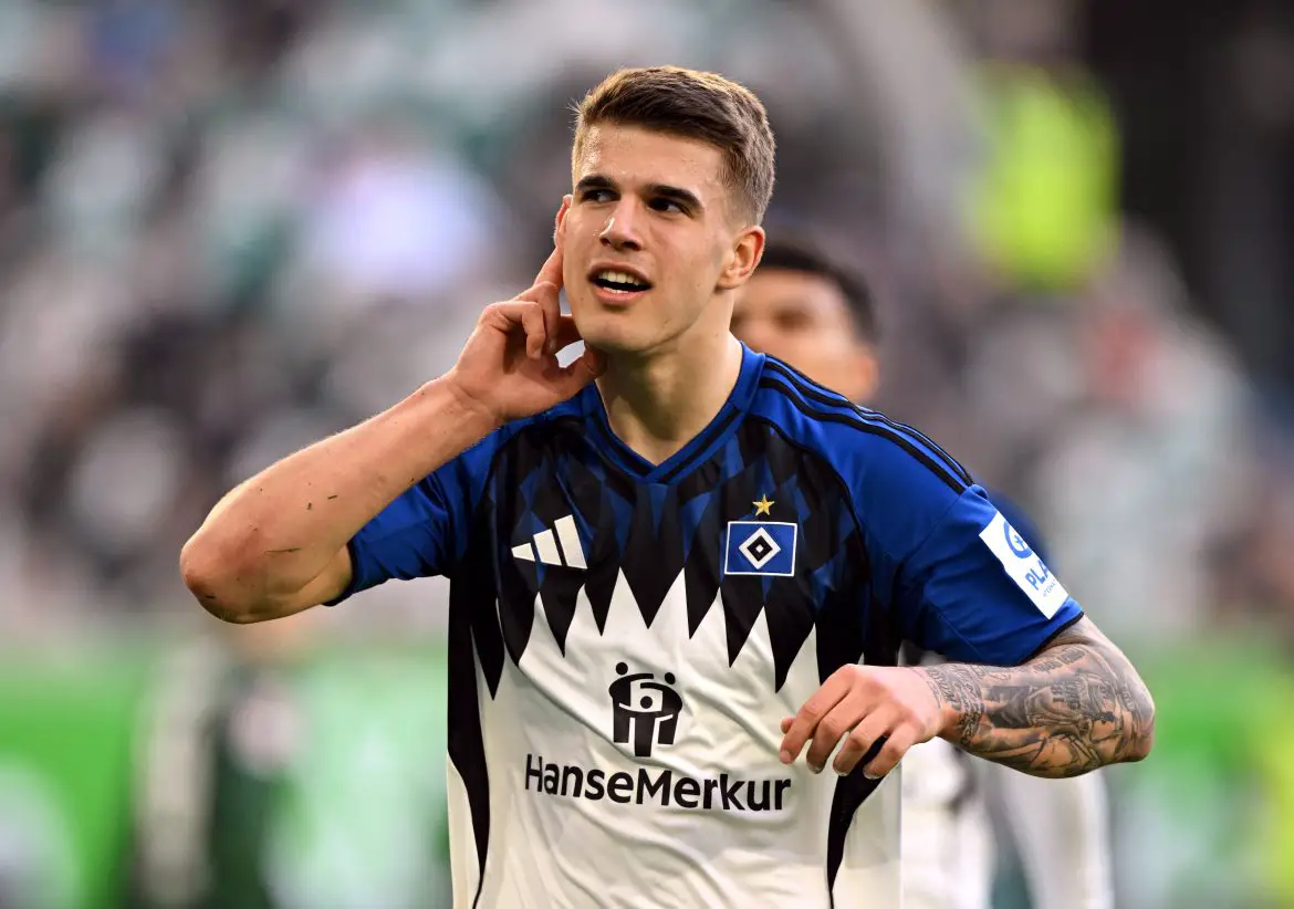 Tottenham defender Luka Vušković on loan at Bundesliga side Hamburg.