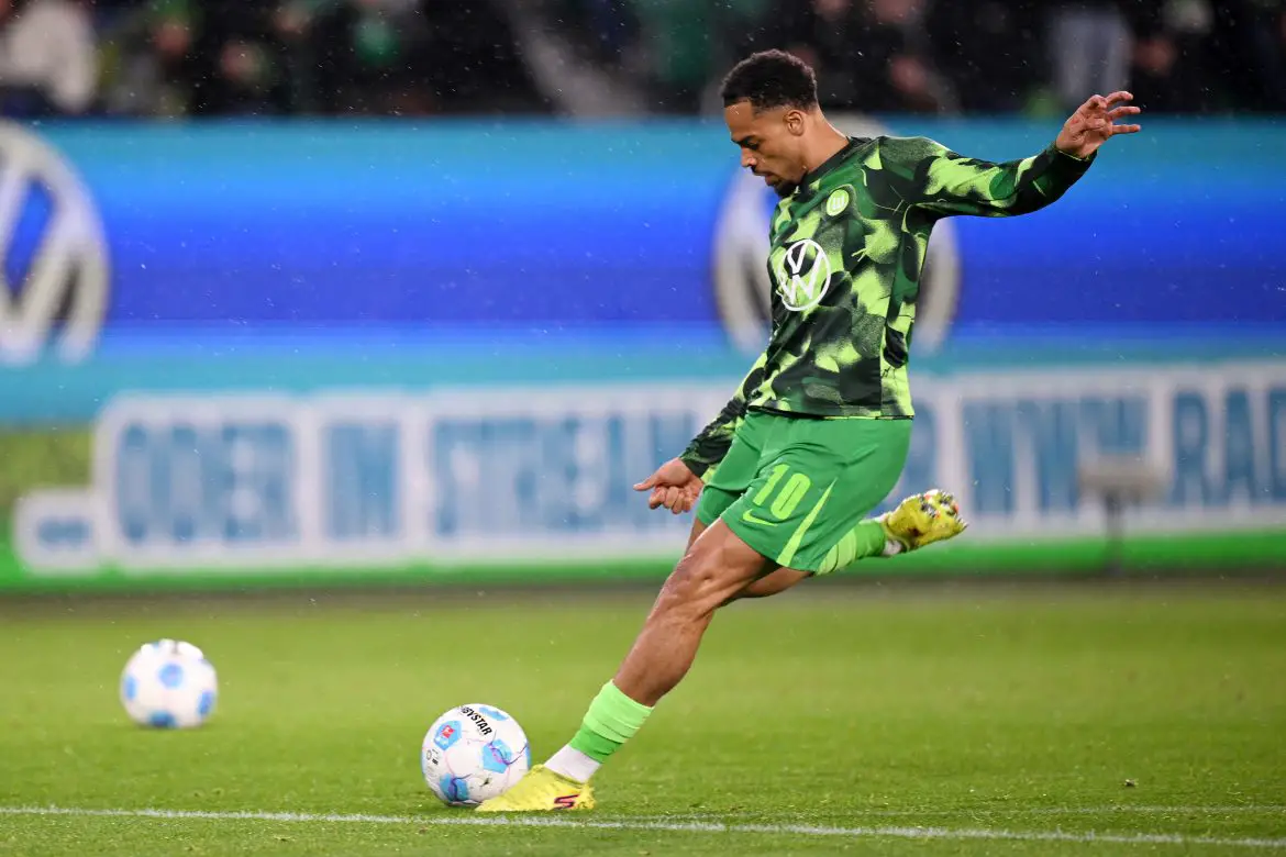 Lukas Nmecha of Wolfsburg.
